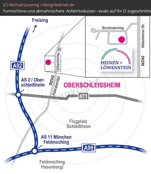 Anfahrtsskizze Oberschleißheim (305)