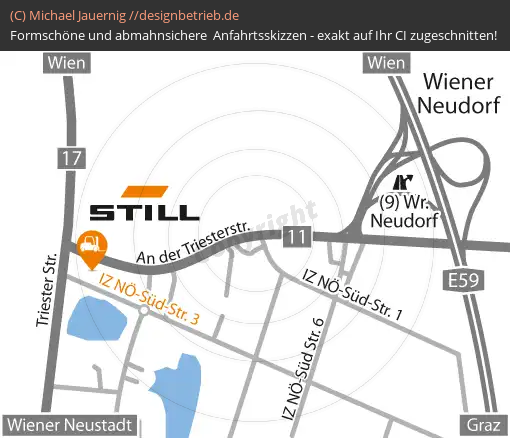 Anfahrtsskizze Wien Übersichtskarte (404)
