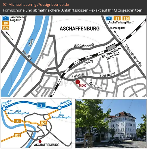 Anfahrtsskizze Aschaffenburg (564)